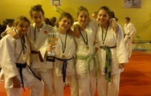 Les minimes filles Championnes de Bretagne