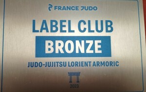 Label Bronze France Judo