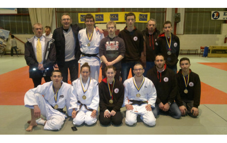 Podiums nationaux pour l'équipe Jujitsu